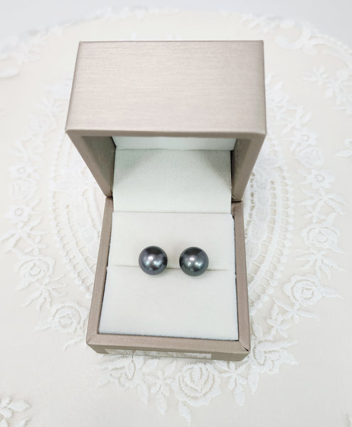 《限時》大溪地黑珍珠耳環