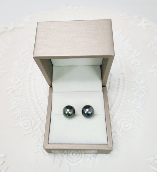 《限時》大溪地黑珍珠耳環