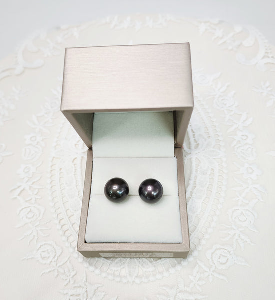 《限時》大溪地黑珍珠耳環
