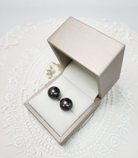 《限時》大溪地黑珍珠耳環