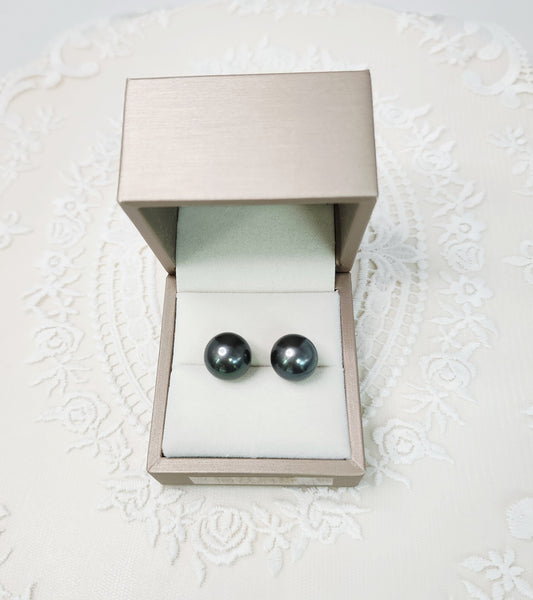 《限時》大溪地黑珍珠耳環