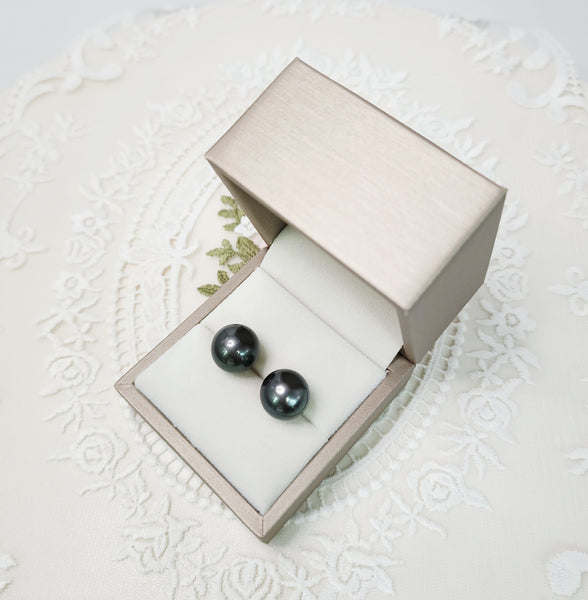 《限時》大溪地黑珍珠耳環