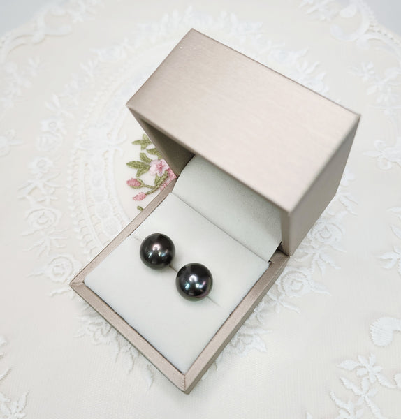 《限時》大溪地黑珍珠耳環