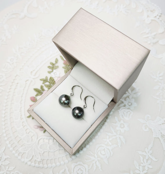 《限時》大溪地黑珍珠耳環