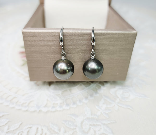 《限時》大溪地黑珍珠耳環