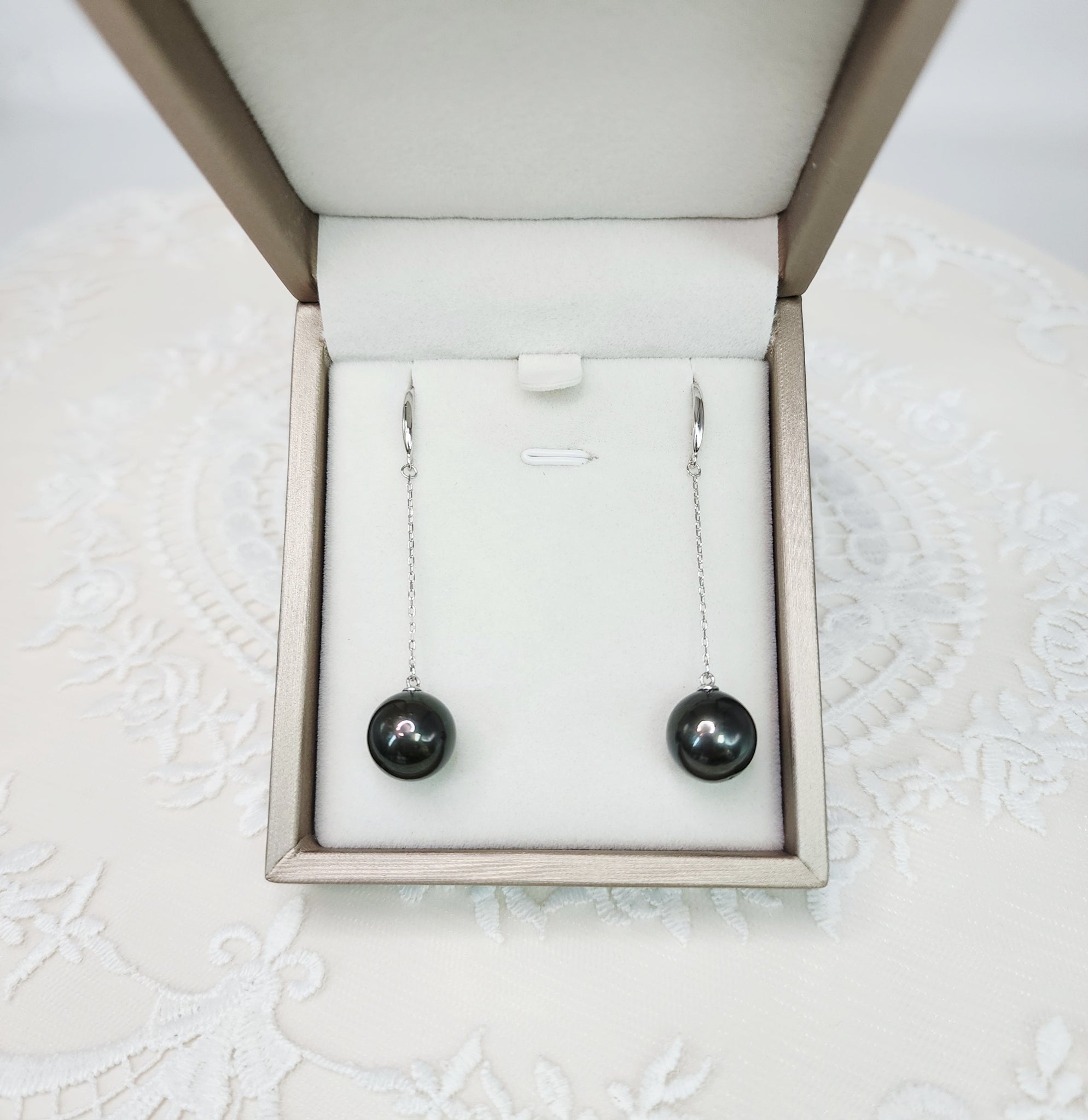 《限時》大溪地黑珍珠耳環