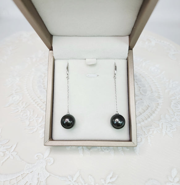 《限時》大溪地黑珍珠耳環