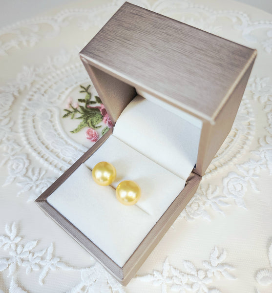 Champagne Gold South Sea Pearl Earrings