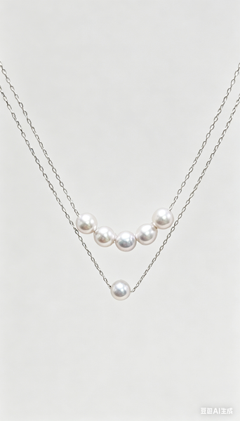 雙層Akoya珍珠項鏈