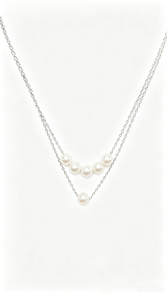 雙層Akoya珍珠項鏈
