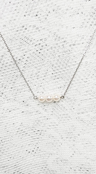 純粹自然-Akoya珍珠頸鏈