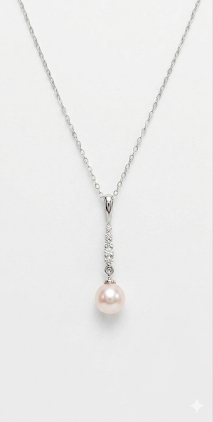 優雅綫條-Akoya珍珠吊咀